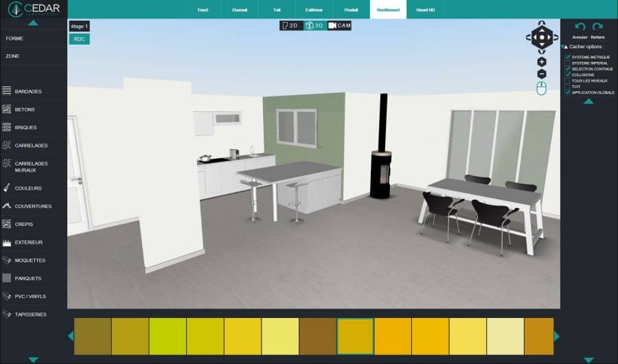 Le logiciel pour plan de maison 3D Cedar Architect